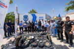 Plajdan 750 kilogram atık toplandı 