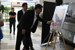 Plastik atıklar sanata dönüştü 