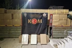 Polis 20 milyon TL’lik kaçak doldurulmuş makaron ele geçirdi 