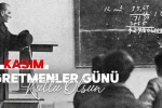 Rektör Hacımüftüoğlu; "24 Kasım Öğretmenler Günü kutlu olsun"