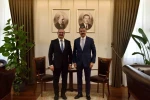 Rektör Hacımüftüoğlu’ndan MGK Genel Sekreteri Okay Memiş’e ziyaret