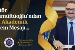 Rektör Hacımüftüoğlu’ndan yeni akademik dönem mesajı 