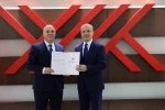 Rektör Ulusoy, mazbatasını YÖK Başkanı Prof. Dr. Erol Özvar’dan aldı