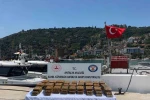 Sahile vuran şüpheli paketten 40 milyon TL’lik macun esrar çıktı 