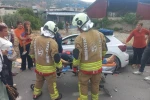 Samandağ’da trafik kazası:1 yaralı