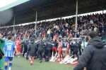 Şampiyonluk maçının sonunda gerginlik yaşandı 