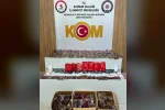 Samsun’da 179 kilo kaçak nargile tütünü ele geçirildi