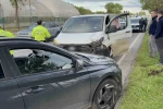 Samsun’da 4 araçlı zincirleme kaza: 2 yaralı 