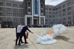 Samsun’da belediye binasında yangın tatbikatı 