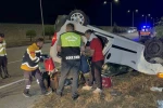 Samsun’da hafif ticari araç takla attı: 5 yaralı