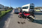 Samsun’da motosiklet ile otomobil çarpıştı: 1 yaralı 