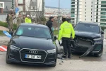 Samsun’da SUV ile otomobil çarpıştı 
