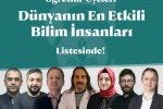 Samsun’dan 7 akademisyen "Dünyanın En Etkili Bilim İnsanları" listesinde