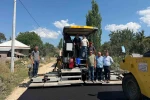 Şaphane Uğurlugüme köyünde yol çalışması tamamlandı