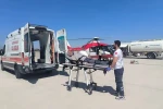 Serebrovasküler hastası, ambulans helikopterle Van’a getirildi