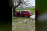 Siirt’te ağaca çarpan otomobilin sürücüsü yaralandı