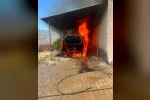 Siirt’te hafif ticari araçta çıkan yangın bitişikteki eve sıçradı 