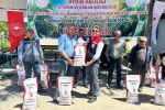 Silajlık mısıra alternatif olan sorgum otu üreticilere dağıtıldı 