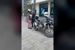 Sınava yetişemeyen adayın imdadına polis yetişti 
