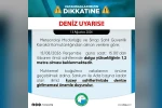 Sinop’ta deniz uyarısı