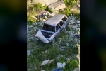 Sinop’ta otomobil şarampole uçtu: 2 yaralı 