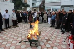 Sinop’ta yangın tatbikatı gerçeğini aratmadı 