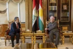 Şırnak Valisi Ekici, Irak’ta Mesut Barzani ile görüştü