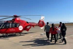 Şırnak’ta 16 yaşındaki hasta için helikopter ambulans havalandı 