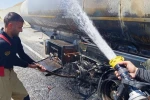 Şırnak’ta tır yangınında dorse kül oldu 