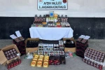 Söke’de kaçak alkol operasyonu: 2 gözaltı