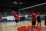 Spor akademisi erkek voleybol takımı hazırlıklarını sürdürüyor 