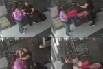 Spor salonunda kadın işletmeciye saldırı: Olay anı kameraya yansıdı