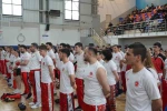 Sporcular siyah kuşak için ter döktü