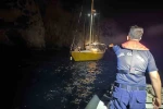 Sürüklenen teknedeki 2 kişi kurtarıldı 