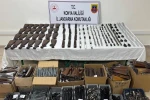 Tabanca ve tüfek parçaları ele geçirildi