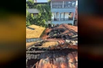 Tadilat sırasında çıkan kıvılcımlar yangına sebep oldu