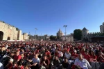 Tarihi Yedikule Hisarı’nda milli maç coşkusu 