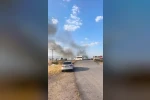 Tarım işçilerinin yaktığı otlar paniğe neden oldu 