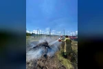 Tarlada yakılan ateş yangına neden oldu 
