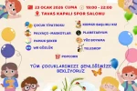 Tavaslı çocuklar yarıyıl şenliğinde eğlenecek