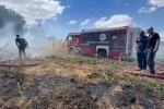 Tekirdağ’da anız yangını 100 dekarlık alana zarar verdi