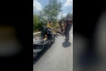 Tekirdağ’da devrilen motosikletteki 3 kişi yaralandı
