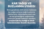Tekirdağ’da kar ve buzlanma uyarısı 