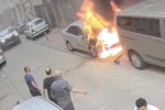 Tekirdağ’da otomobil alev alev yandı: Kundaklama şüphelisi tutuklandı 
