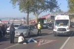Tekirdağ’da sahil yolundaki kazada motosiklet sürücüsü yaralandı 