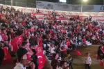 Tekirdağ’da Türkiye’nin Yunanistan galibiyetini dev ekranda izlediler