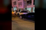 Telefonda başlayan zıtlaşma sokağa taştı… Silahlı çatışma kamerada 