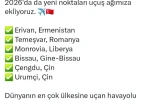 THY Genel Müdürü Bilal Ekşi 6 yeni rotayı duyurdu 