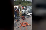 Tırla çarpışan kamyonet hurdaya döndü: 3 yaralı 