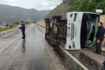 Tokat’ta cenaze dönüşü minibüs devrildi: 4 yaralı 